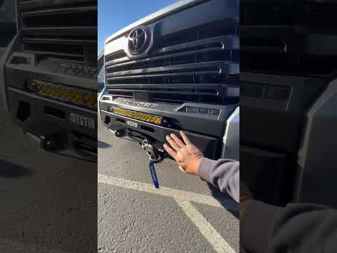 Westin tundra bumper (no cutting needed for a winch)