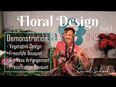 Freestyle Handtied Bouquet by Carel Schenk (Floral Design Demo #5 Part 2)