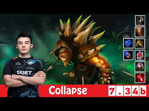 [DOTA 2] TSpirit.Collapse the BRISTLEBACK [OFFLANE] [7.34b]