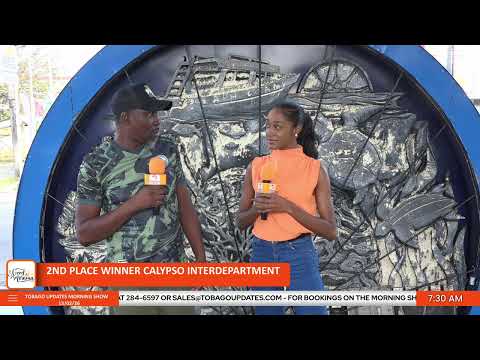 2ND PLACE WINNER CALYPSO INTERDEPARTMENT |GARFIELD LASHLEY |  Host:Renessa Ortiz  | Tobago Updates