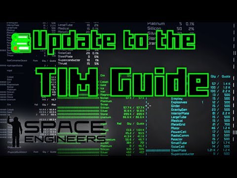 Update for the Complete Guide 📚 to Taleden's Inventory Manager (TIM Script) - Space Engineers