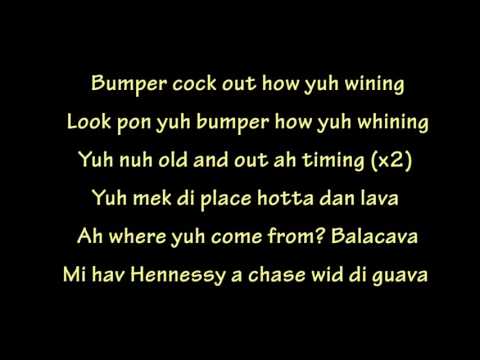 Charly Black -  Hoist And Wine (Lyrics)