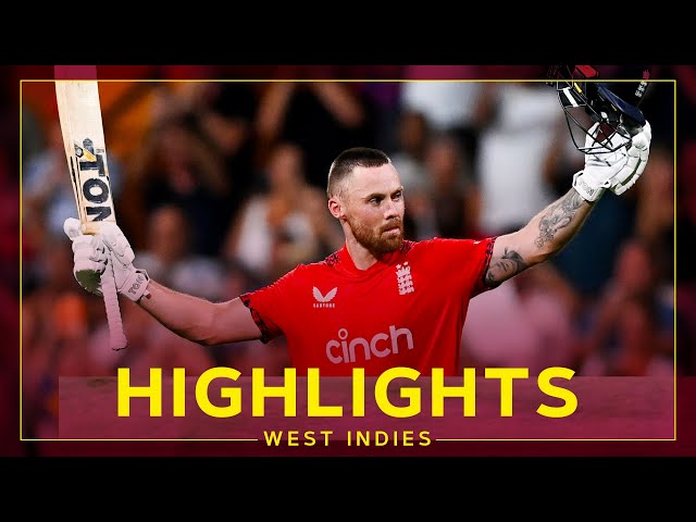 Highlights | West Indies v England | 1st T20I