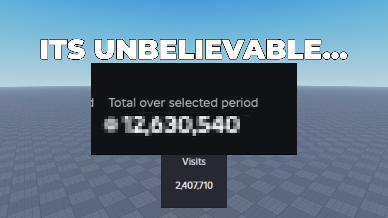 How I made 23M ROBUX this year as a small roblox developer (5M Visits)