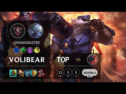 Volibear Top vs Aatrox - EUW Grandmaster Patch 10.25