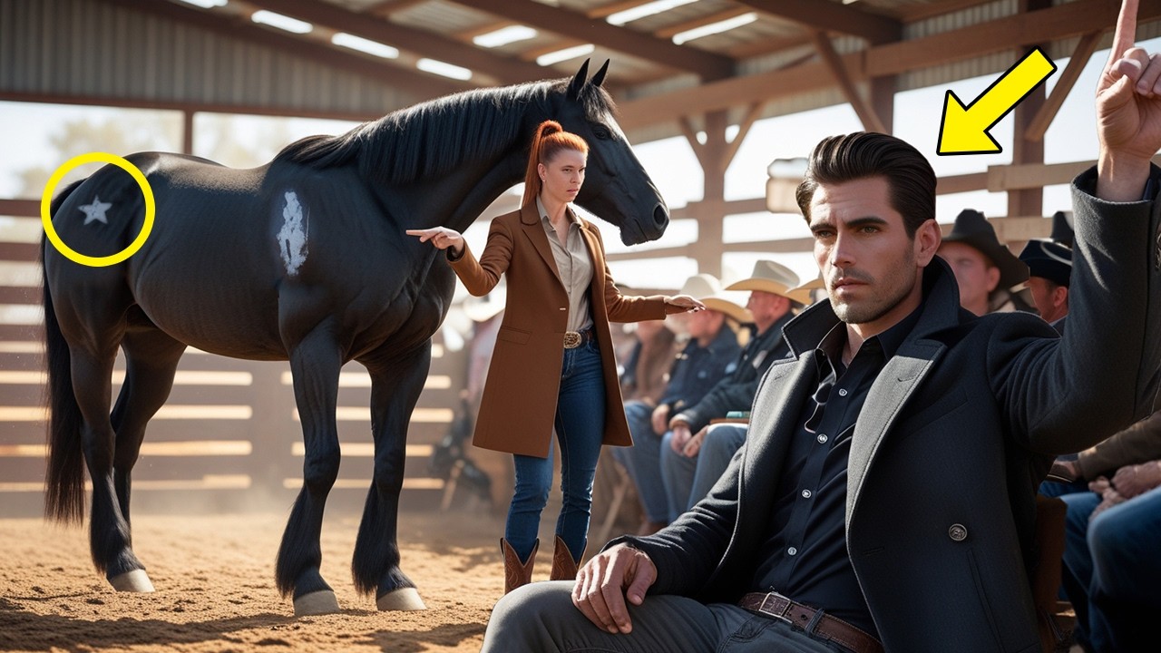 Millionaire Outbids Lonely Girl for a Horse with Special Scar, Then Sells It Back to Her for Just $1