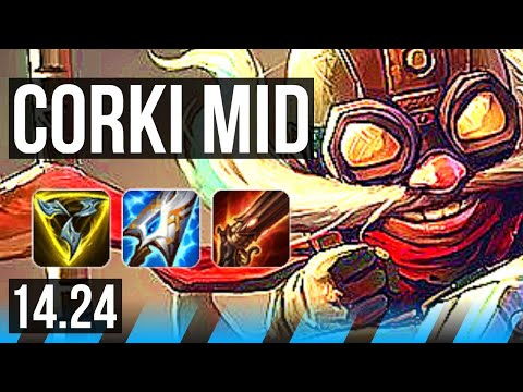CORKI vs QIYANA (MID) | KR Challenger | 14.24