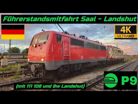 Führerstandsmitfahrt Saal - Landshut mit 111 108 inlusive Bw Landshut