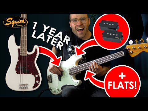 Geezer Butler Pickups with Flats?! | Squier Classic Vibe 60s Precision Bass [Re-review/Demo]