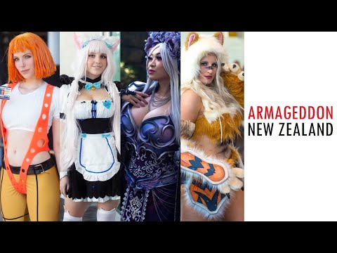THIS IS ARMAGEDDON EXPO AUCKLAND NEW ZEALAND COMIC CON 2019 BEST COSPLAY MUSIC VIDEO BEST COSTUMES