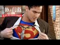 Lois Clark CLARK Changes Into SUPERMAN