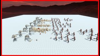 20x SCOURGE VS 70x HEADLESS HULK 2xHP - ANIMAL REVOLT BATTLE SIMULATOR