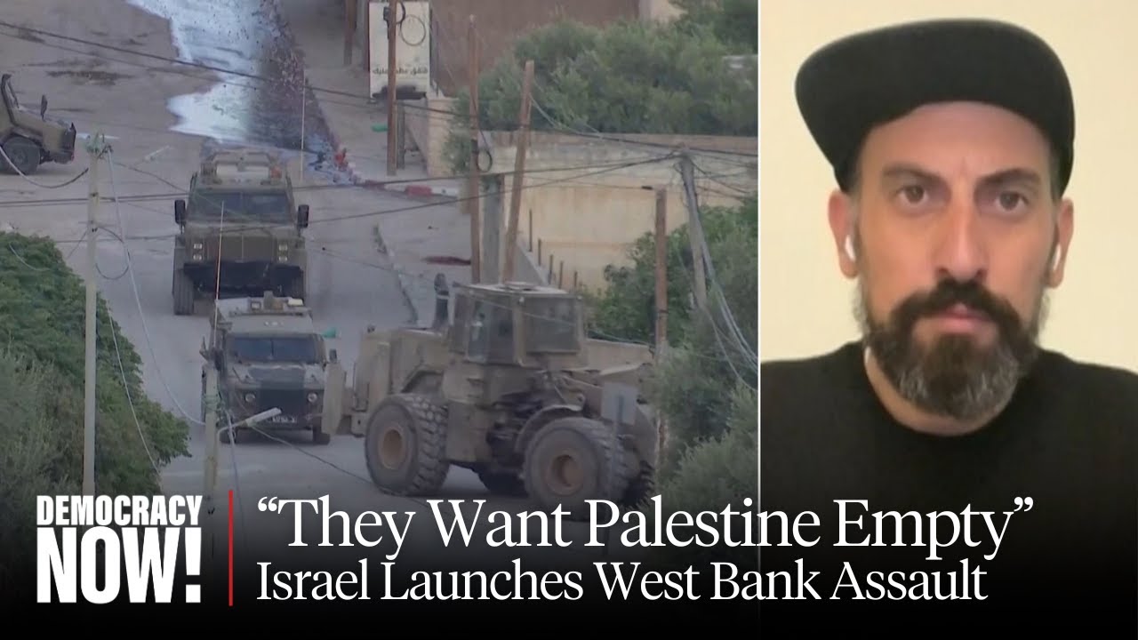 "They Want Palestine Empty": Artist in Jenin Blasts U.S. Support for Israel Amid West Bank Assault