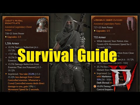 How to stop dying in Diablo 4 - How Armor, Resistances, Life & Defenses work, Full Survival Guide