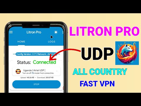 How to Setup Litron Pro with all country UDP settings for fast and secure browsing 