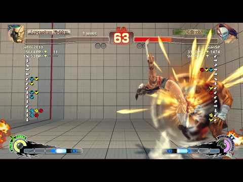 SSF4 AE PC - GianSP (Vega) vs jefito2010 (Sagat) - 720p HD