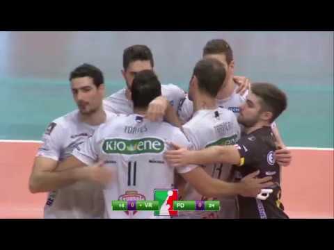 Gli highlights di Calzedonia Verona – Kioene Padova 1-3