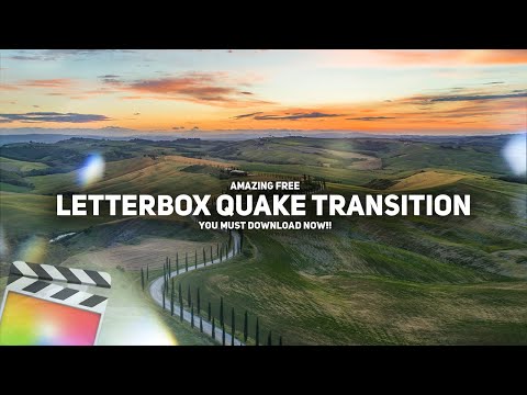 FREE Amazing Letterbox Quake Transition || Final Cut Pro X