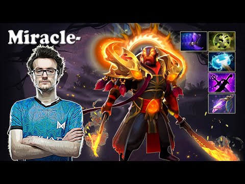 Miracle - Ember Spirit Midlane | Dota 2 7.29d Gameplay