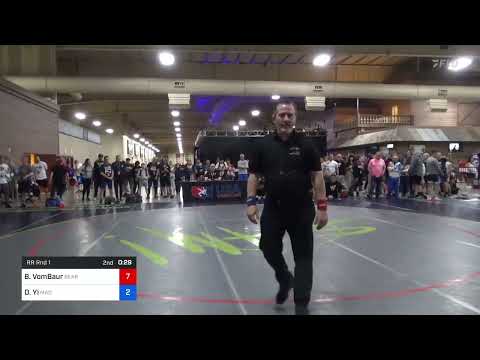 62 Kg Rr Rnd 1 - Ben VomBaur, Bear Cave Wrestling Club Vs David Yi, Mad Cow Wrestling Club 5ec6