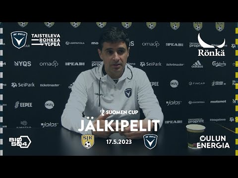 ACOTV: Rönkä jälkipelit SJK - AC Oulu 17.5.2023 (Suomen Cup)