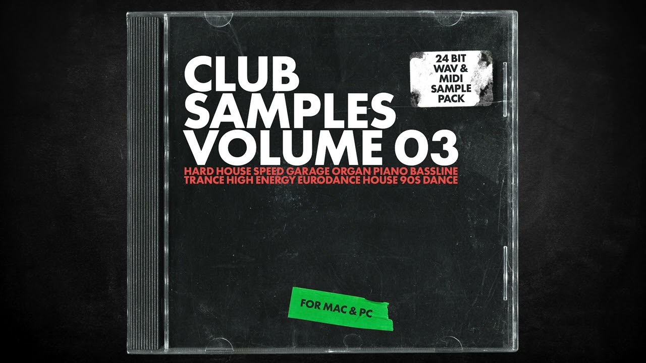 Paul Sirrell - Club Samples Volume 03 - WAV & MIDI Sample Pack