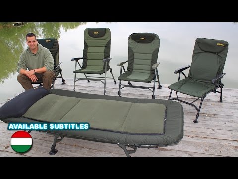 Profi székek és ágy a Carp Academy kínálatából