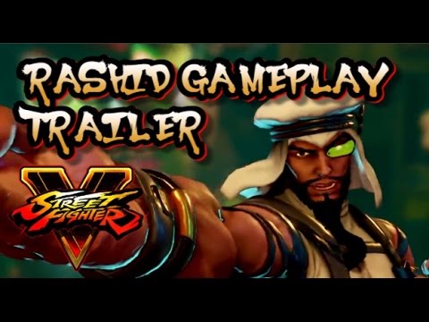STREET FIGHTER V: Rashid Gameplay Trailer [PS4/PC]