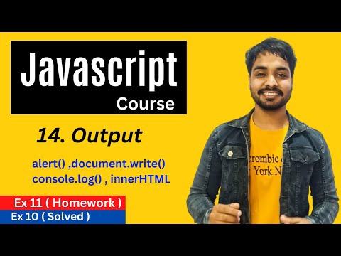 Output In Javascript Javascript Tutorial In Hindi 14