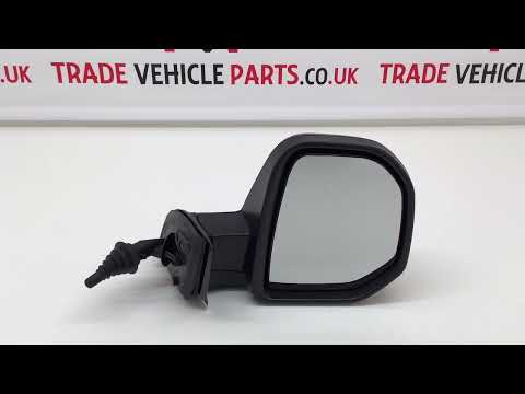 Fits Citroen Berlingo 2008-2012 Door Wing Mirror Manual Textured Driver Side video