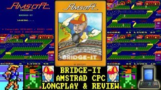 [AMSTRAD CPC] Bridge-It - Longplay & (Parody!) Review (read video description!)