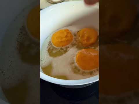 Saffransmunkar med vaniljkräm