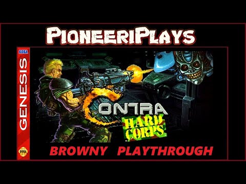Contra: Hard Corps (Genesis) - Browny - Playthrough