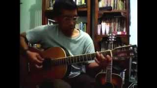 Video thumbnail for Classical Gas played with Cort L900P Parlor Acoustic by isonsov