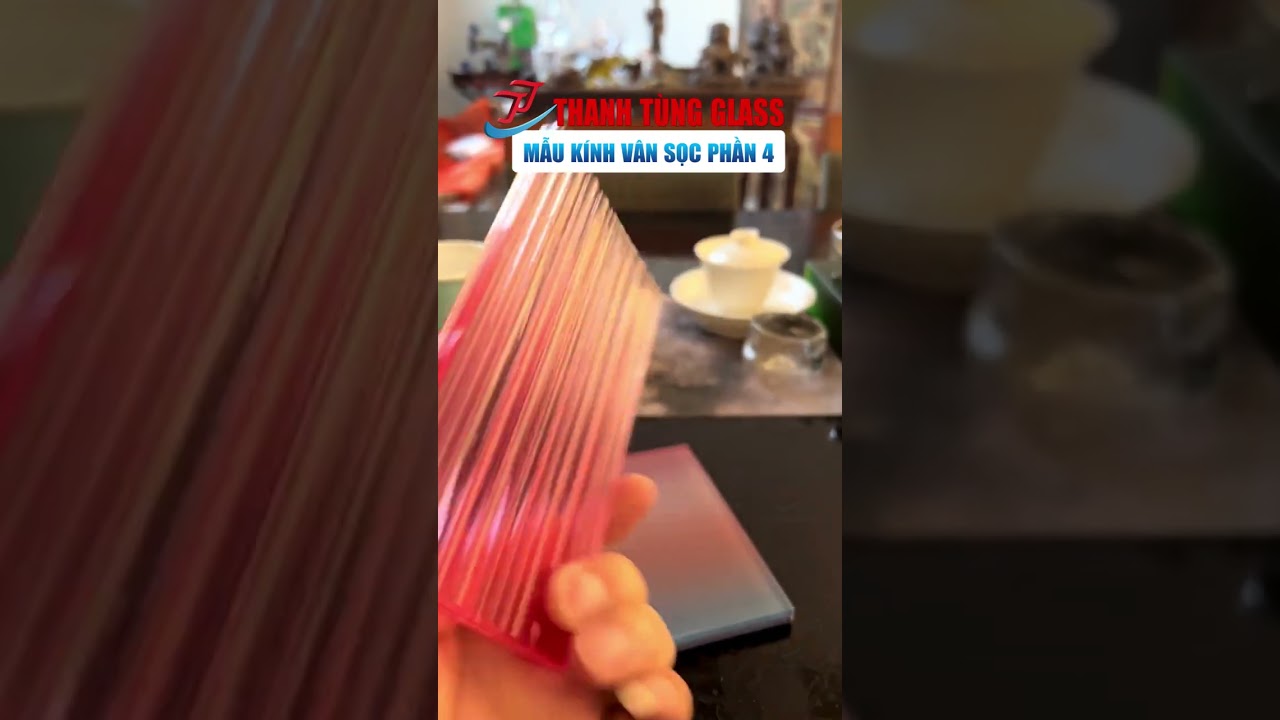 Kính sọc ghép film chuyển màu – lõi film gradient