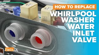 How to Replace Water Inlet Valve part # W11513255 on Your Whirlpool Maytag Amana Washer