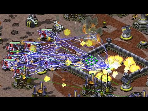 Yuri's Revenge​​​  - Furious Tesla Trooper & Battle Fortress