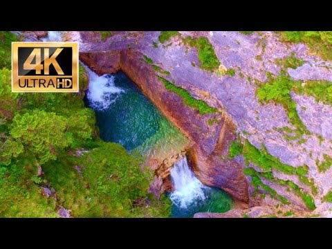 Soothing Waterfall | Beautiful Gorge Reservior | Meditate Yoga Sleep Study Relax