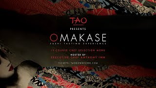 TAO Downtown Omakase Sushi Experience