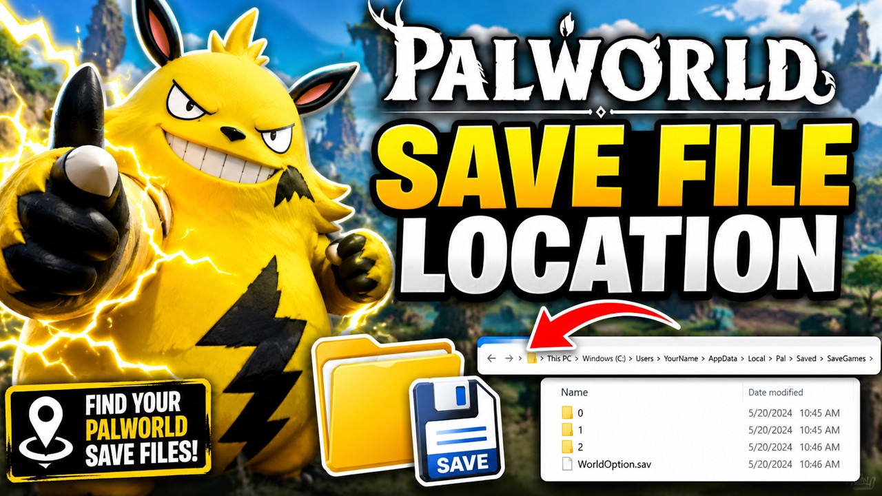 Palworld: Where Is The Save Game & Config Files Located On PC