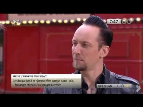 Michael Poulsen (Volbeat) Interview on Danish TV