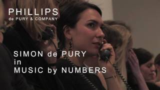 MUSIC BY NUMBERS - SIMON de PURY conducts the MUSIC AUCTION