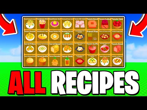 How To COOK ALL RECIPES In Craft Food! Roblox