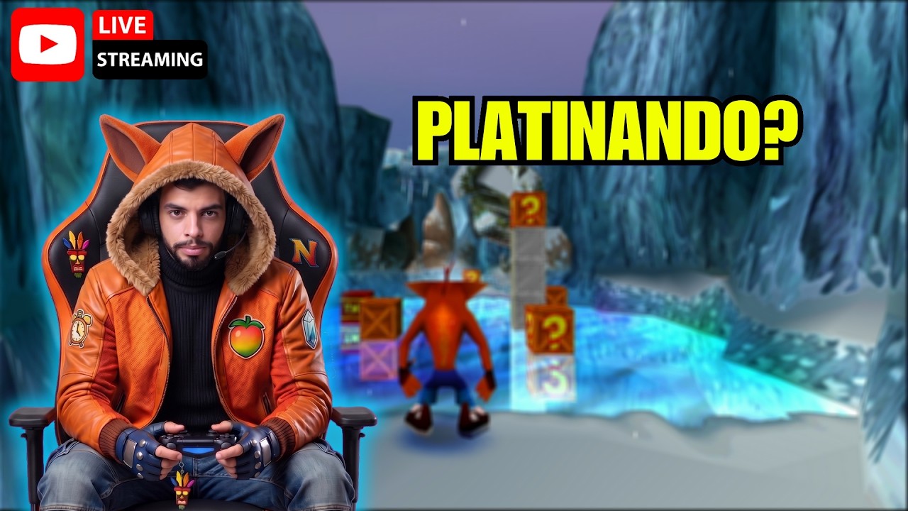 CRASH BANDICOOT 2: 🦊  Rumo ao 100% no RetroAchievements! (Live de Respect) 💎