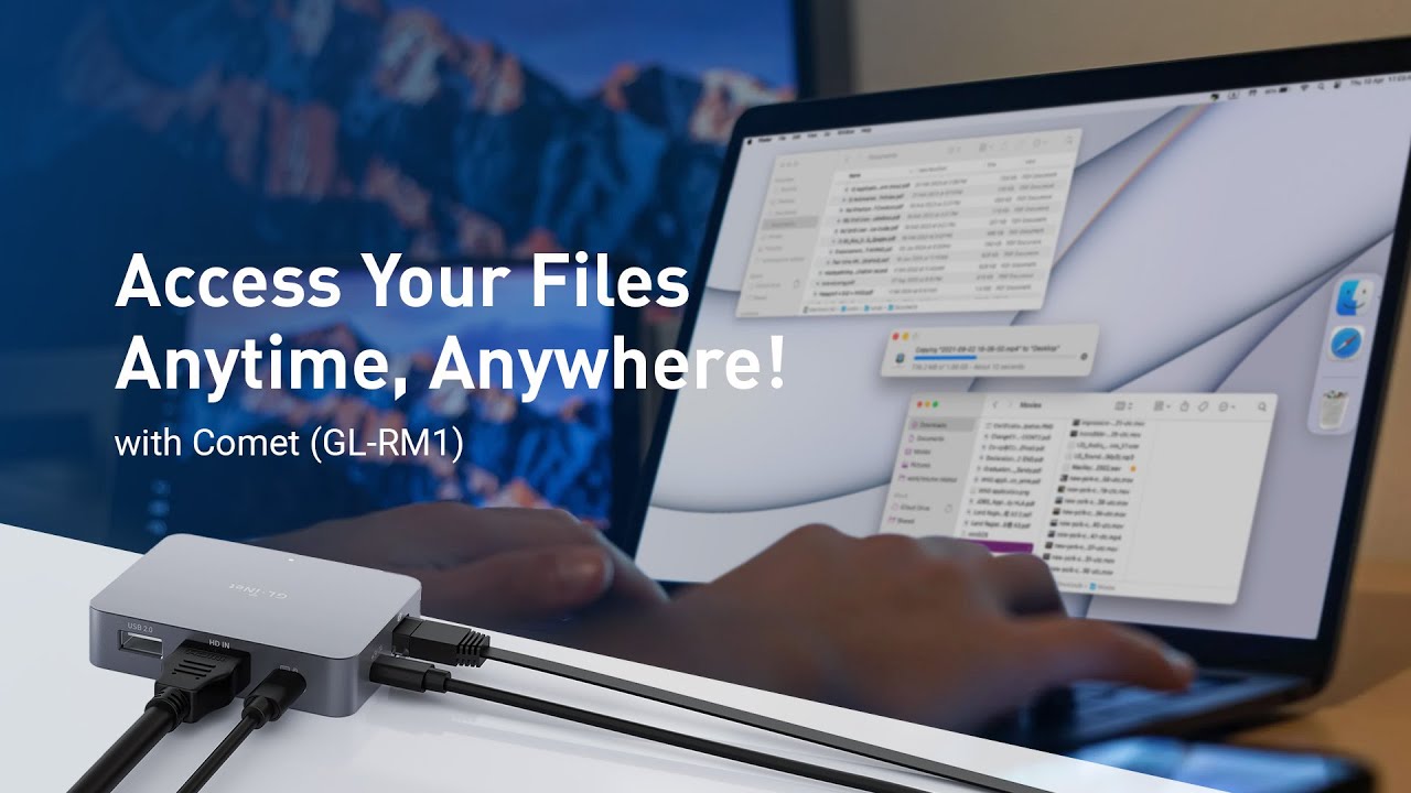 Remote access to computers. Simplified. With Comet (GL-RM1) Remote KVM over Internet