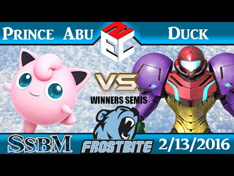 Frostbite SSBM - Prince Abu (Jigglypuff) vs Duck (Samus) WS