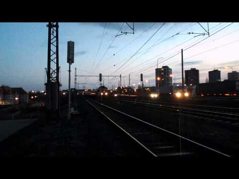 Stání vlaku R 441 Excelsior (ČD 363.108) - Trať 130 (Chomutov), 18. 4. 2013