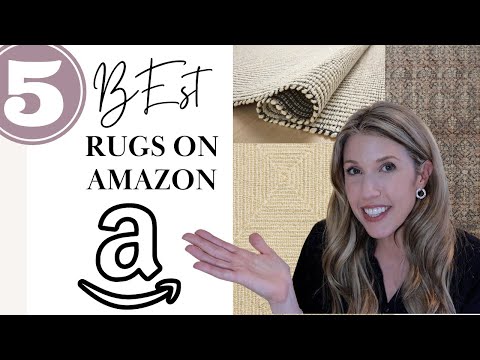 The 5 Best Rugs on Amazon. Affordable rugs that give you that high-end look.