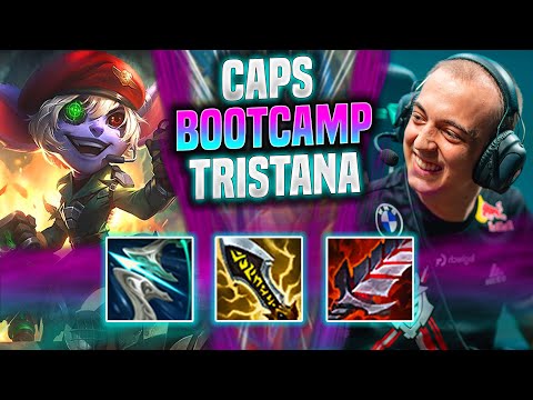 CAPS TRIES TRISTANA NEW BUFFS IN KOREA BOOTCAMP! - G2 Caps Plays Tristana Mid vs Twisted Fate! |