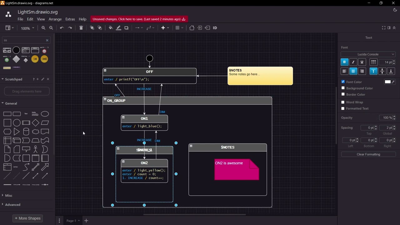 Release 0.9.4. Nicer $notes and stuff!